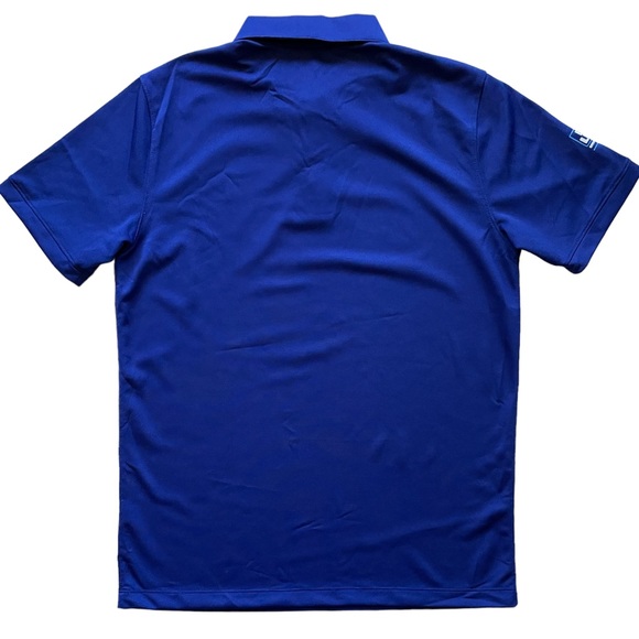 NIKE LOS ANGELES RAMS Mens Medium Polo Shirt Blue Short Sleeve Dri Fit NWT - Picture 4 of 14